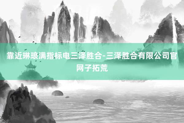 靠近琳琅满指标电三泽胜合-三泽胜合有限公司官网子拓荒