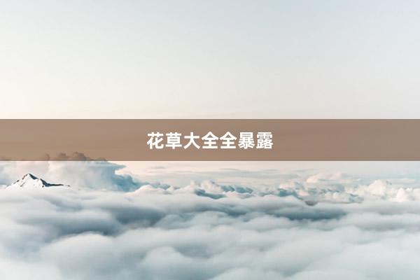 花草大全全暴露